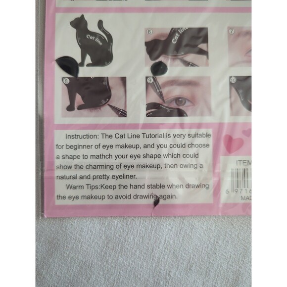 Cat Line Eyeliner Stencil Tool – Perfect for Flawless Cat-Eye Looks - Picture 3 of 3